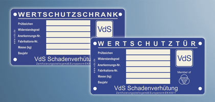 VdS Zertifizierungslabel